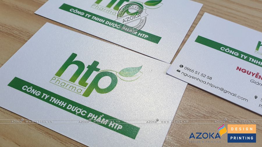 Mẫu card visit giấy mỹ thuật đẹp HTP - Azoka
