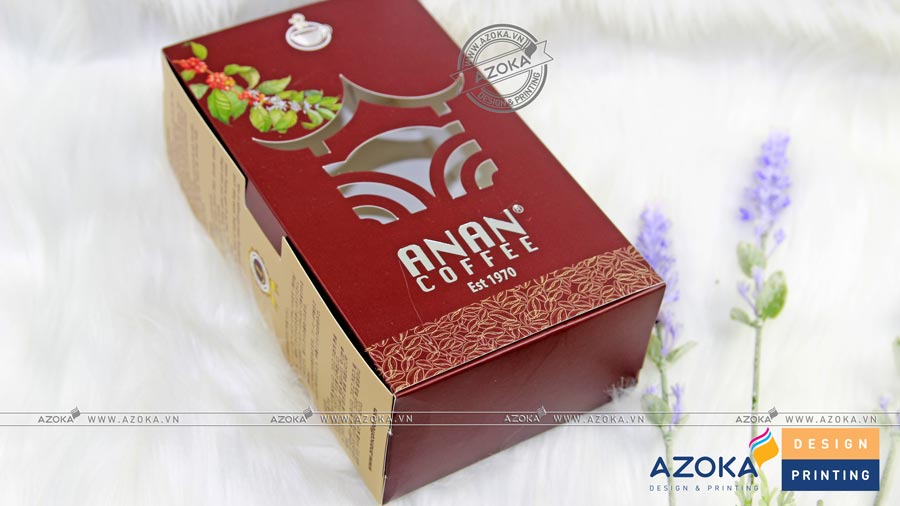 Mẫu hộp giấy Anan Coffee