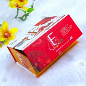 Mẫu hộp giấy đựng thuốc viên uống vitamin Edo Queen E