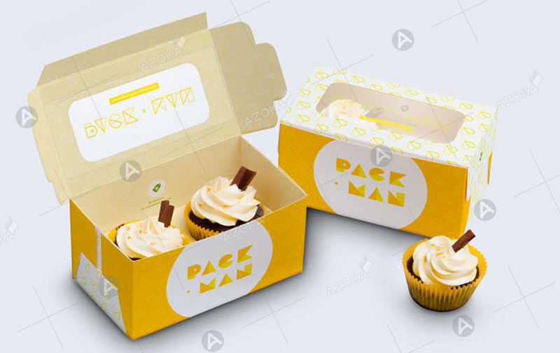 Thiết kế vỏ hộp đựng bánh cupcake