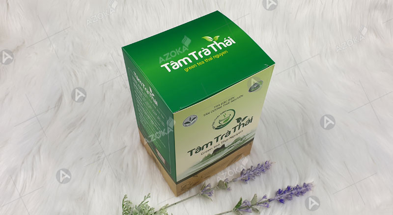 Mẫu hộp giấy đựng trà của Tâm Trà Thái