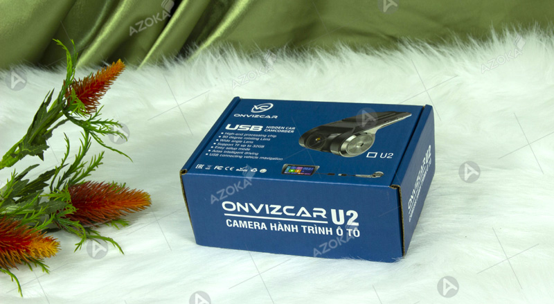 In hộp carton sóng 3 lớp đựng camera hành trình oto thương hiệu Onvizcar