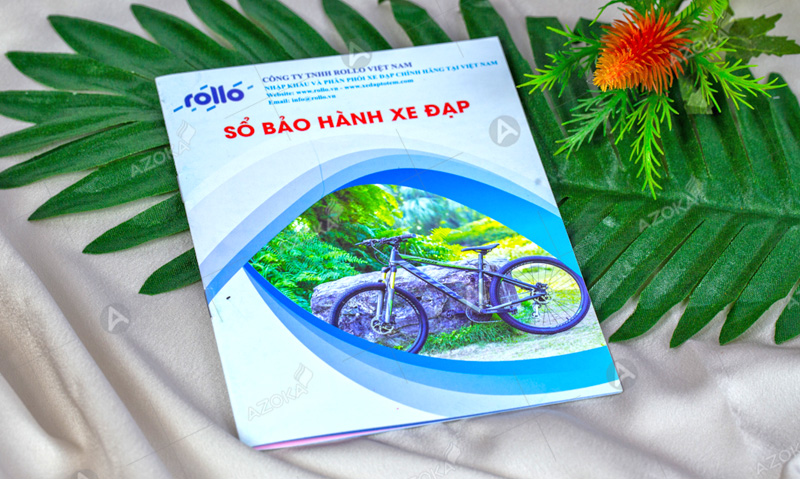 Mẫu catalogue sổ bảo hành xep đạp đẹp của ROLLO