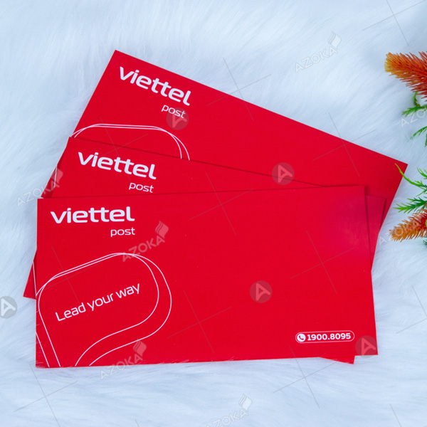 Mẫu phong bì bưu kiện Viettel Post đẹp, ấn tượng nhất 2025