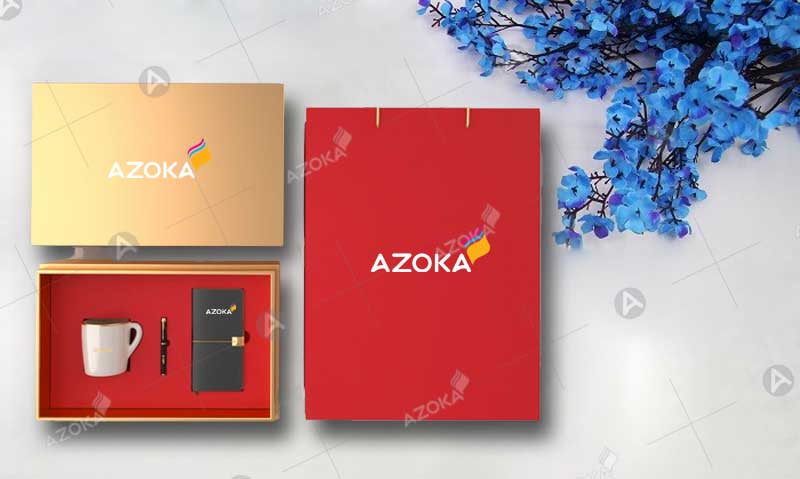 In hộp quà tết nắp rời giá rẻ và chuyên nghiệp tại Azoka