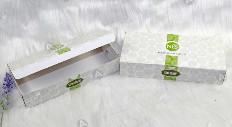Mẫu hộp giấy đựng thức ăn nhanh của NoiBai Catering Services