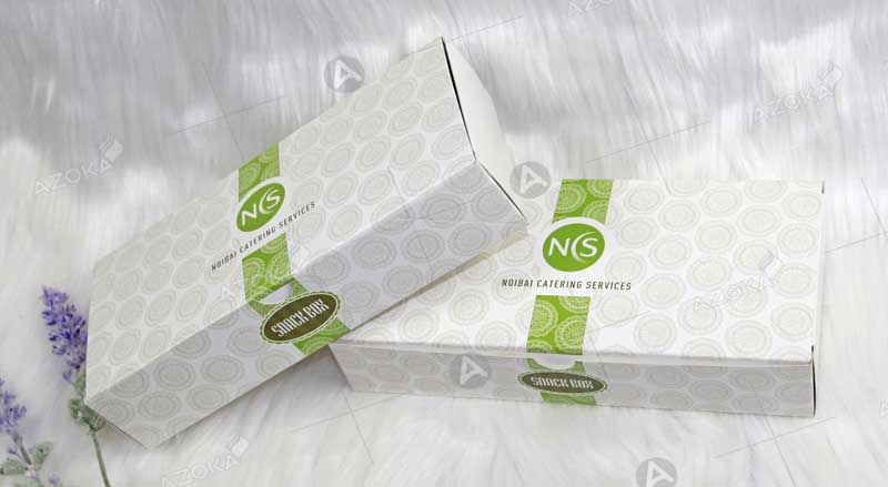 Mẫu hộp giấy đựng thức ăn nhanh của NoiBai Catering Services