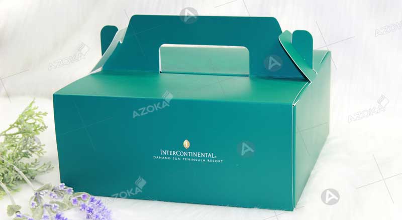 Đội ngũ Azoka tạo ra thiết kế mẫu hộp giấy InterContinental Đà Nẵng sang trọng