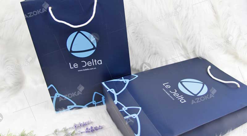 In túi xách giấy mỹ thuật đựng quà tặng của Le Delta