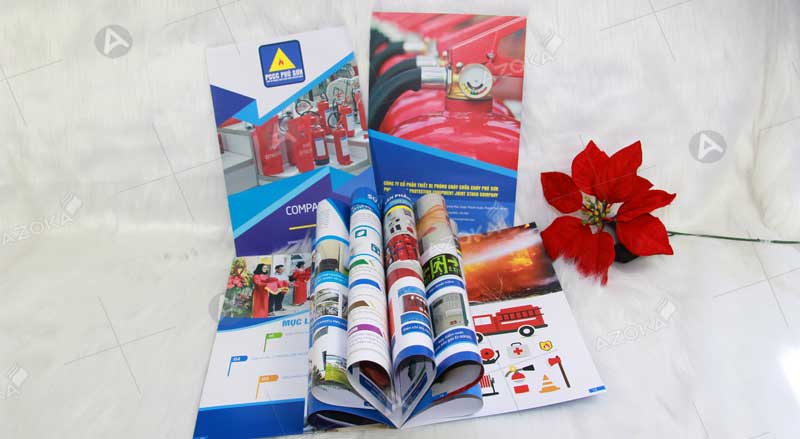 Mẫu catalogue giới thiệu sản phẩm PCCC Phú Sơn