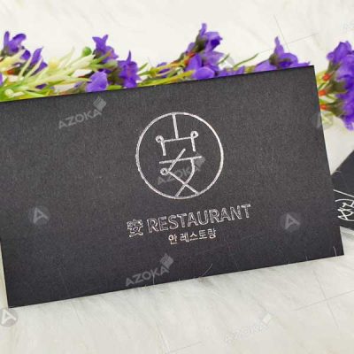 Mẫu card visit nhà hàng Hàn Quốc Restaurant