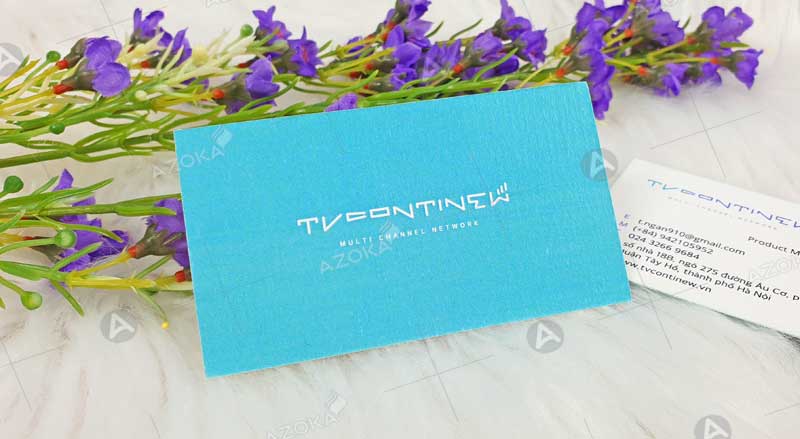 Mẫu card visit của công ty TVCONTINEW