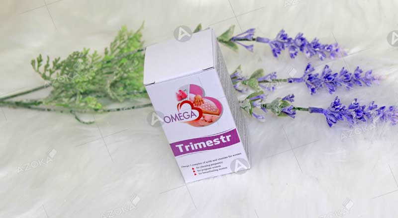 Mẫu hộp giấy đựng dược phẩm Omega Trimestr