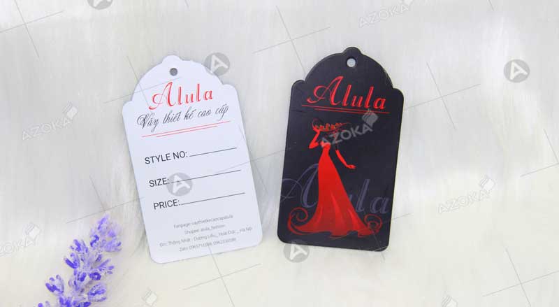 Mẫu mác quần áo của shop thời trang Alula