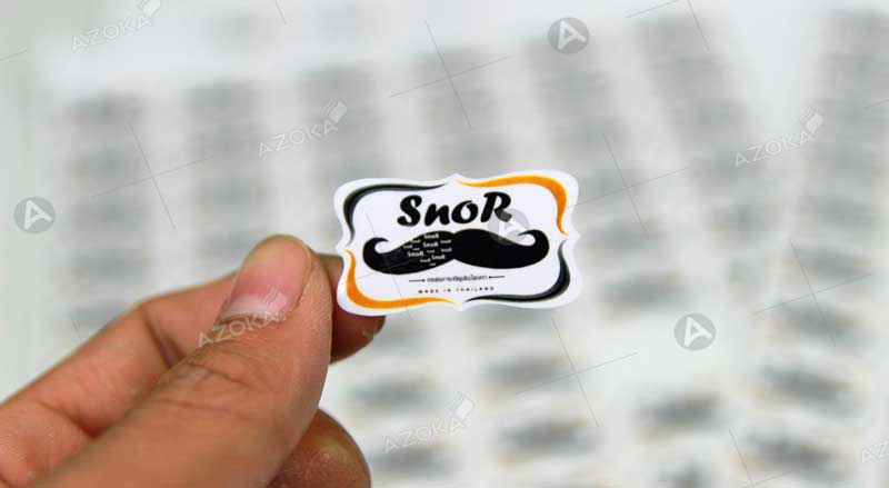 Mẫu tem nhãn sản phẩm của Snor Thái Lan