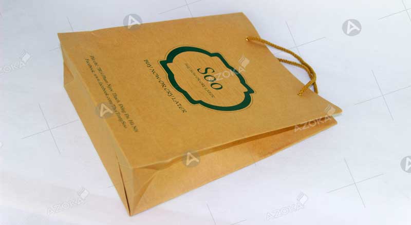 Mẫu túi giấy đựng thời trang Soo do Azoka thiết kế