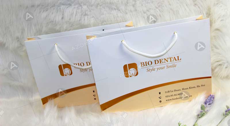 Mẫu túi giấy độc đáo của Bio Dental