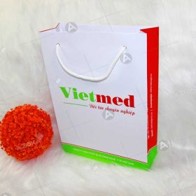 Mẫu túi giấy có quai tặng quà đồi tác của Vietmed