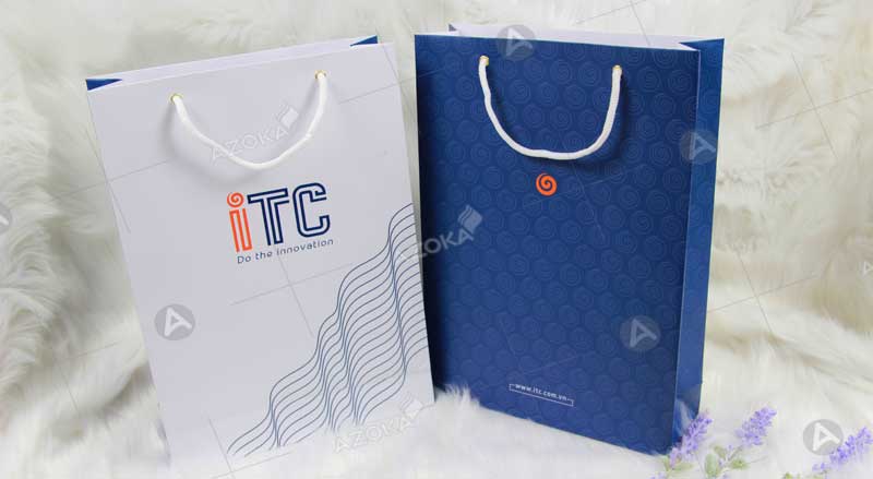 Size của túi giấy đựng quà tết thông dụng của công ty ITC
