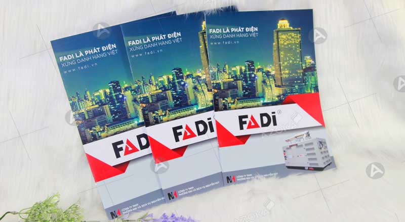 Mẫu cactalogue giới thiệu sản phẩm của FADI