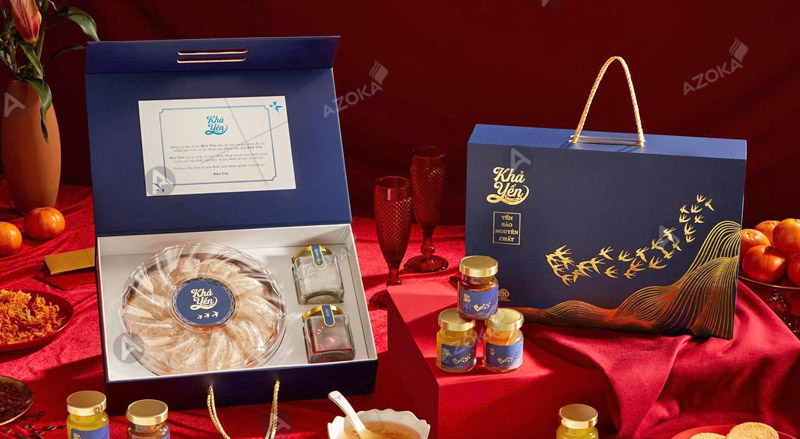 Lý do các thương hiệu kinh doanh yến sào lựa chọn in logo thông tin lên hộp giấy?
