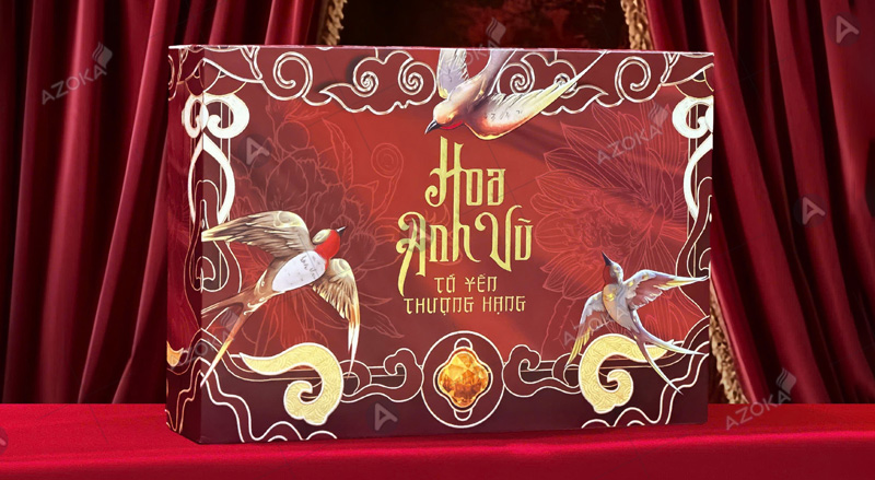 Hộp nắp lật nam châm đựng yến sào