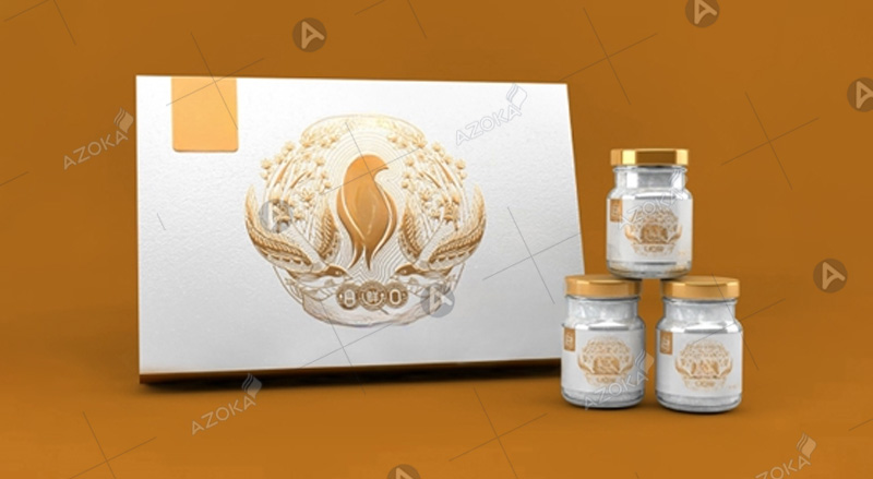 Mẫu hộp đựng yến sào nắp kéo