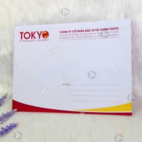 Mẫu phong bì thư của công ty tài chính TOKYO