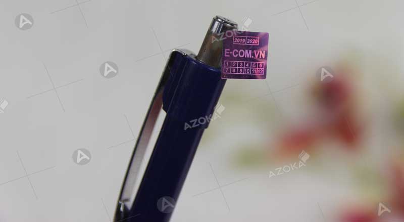 Mẫu tem 7 màu của E-COM.VN do Azoka thiết kế