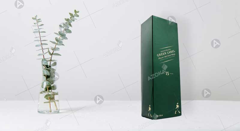 Mẫu hộp đựng rượu ngoại sang trọng của thương hiệu Johnnie Walker Green Label