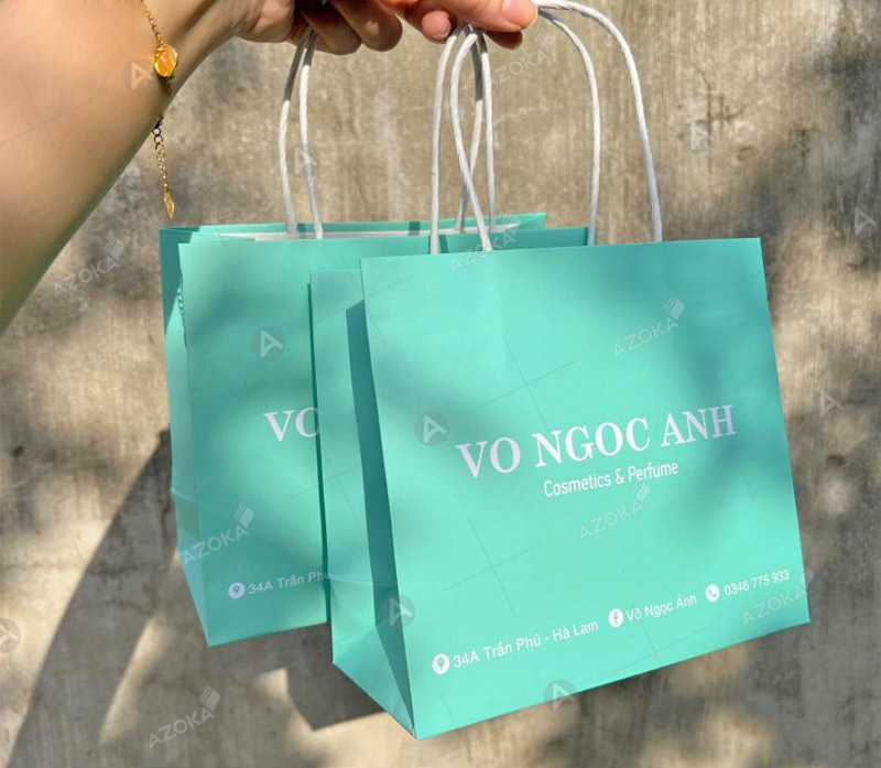 Túi giấy mỹ phẩm shop shop Vo Ngoc Anh