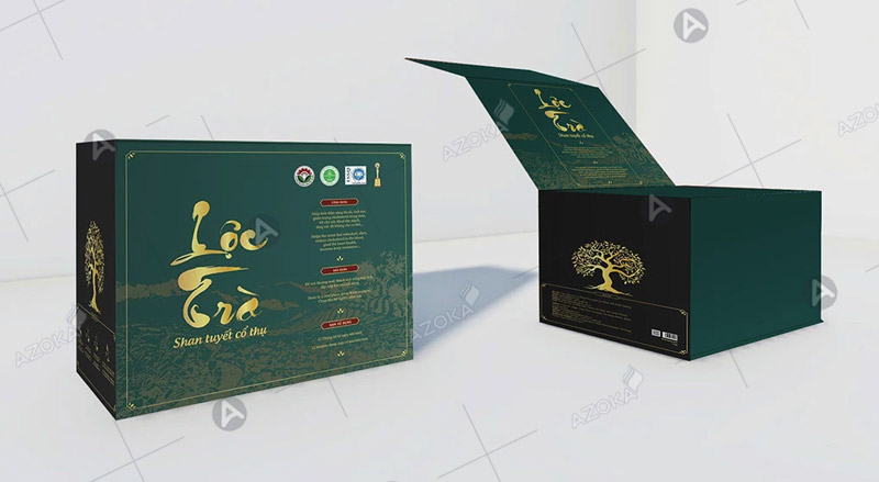 Hộp nam châm đựng trà