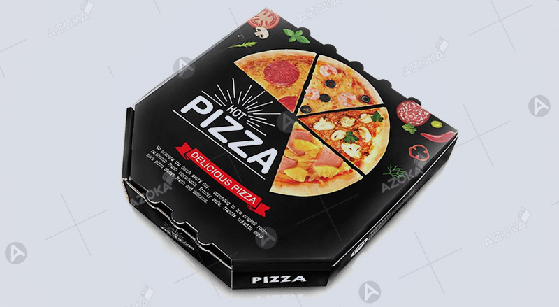Hộp pizza nhiều cạnh được thiết kế độc đáo