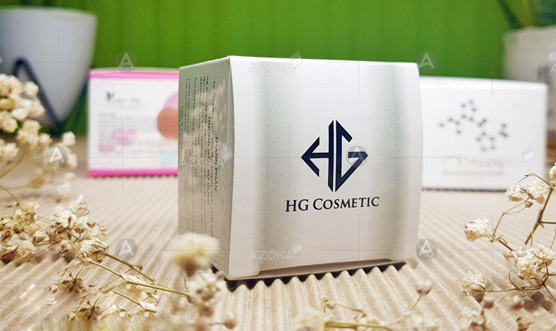 Hộp mỹ phẩm serum thương hiệu HG Cosmetic