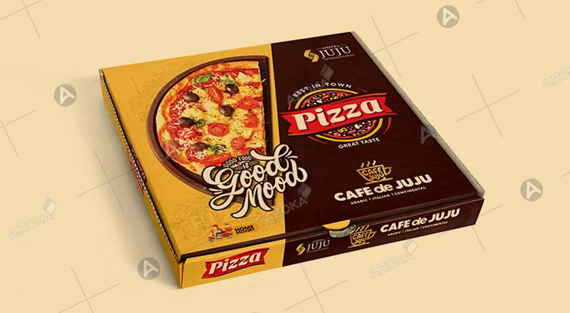 Nên in thông tin gì trên hộp giấy đựng pizza?