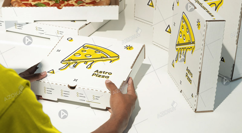 Nên in thông tin gì trên hộp giấy đựng pizza?