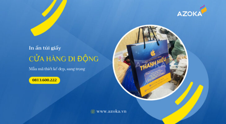 Đặt in ấn bao bì túi xách bằng cho giấy cửa hàng di động theo yêu cầu với giá rẻ tại Hà Nội, xưởng in trực tiếp tiết kiệm đến 30% chi phí