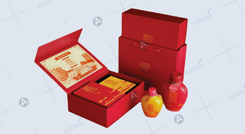 Hộp nắp lật nam châm