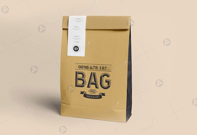 Mẫu túi đựng thực phẩm không có quai được thiết kế đơn giản mà sang trọng