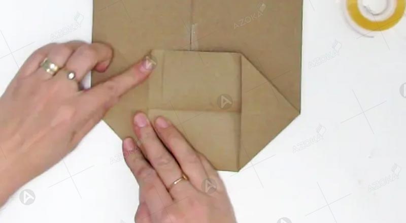 5 bước tự làm túi giấy đựng quà tặng bằng giấy A4 tại nhà