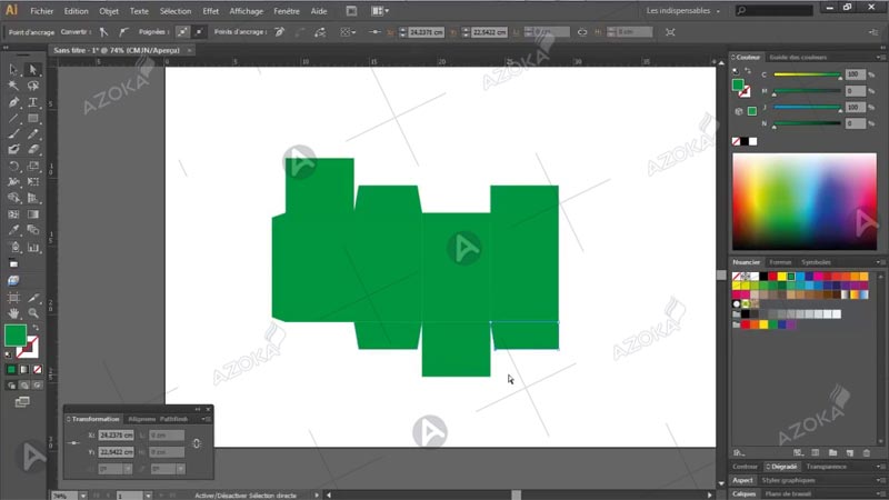Phần mềm thiết kế hộp giấy Adobe illustrator
