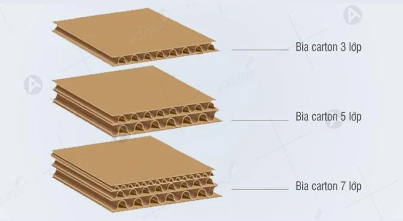 Các loại phôi giấy carton phổ biến trên thị trường