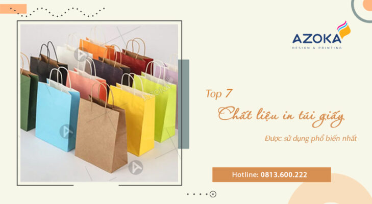 Tìm hiểu top 7 chất liệu giấy dùng để in túi phổ biến nhất trên thị trường