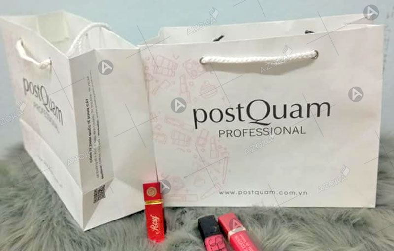 In túi giấy đựng mỹ phẩm thương hiệu postQuam