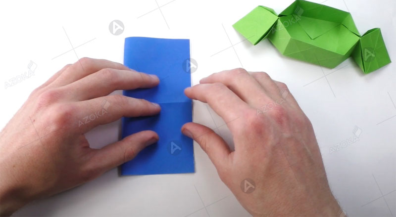 Cách làm phần nắp hộp giấy đựng kẹo