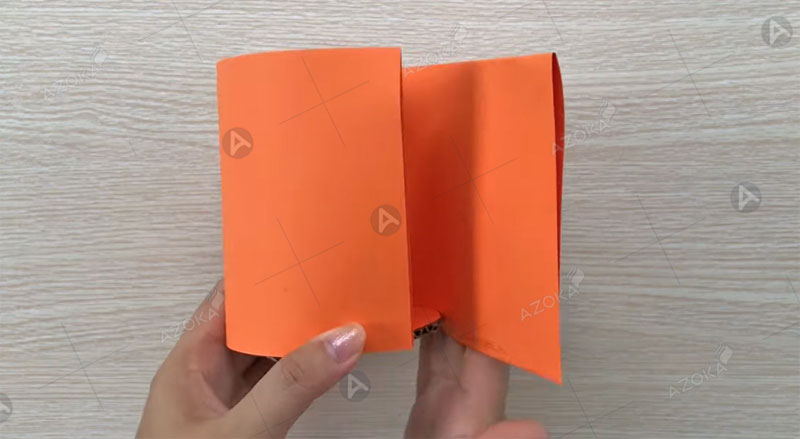 Cách làm hộp giấy đựng tiền hình trụ bước 3