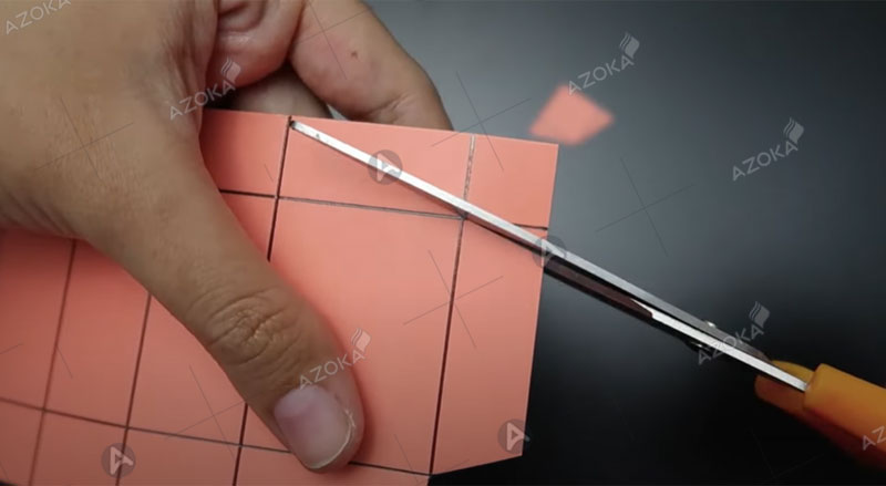 Cách làm hộp giấy hình trái tim đơn giản kiểu số 2 bước 7