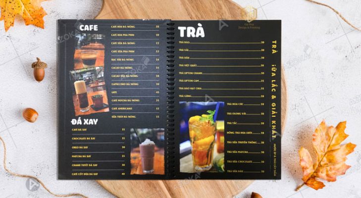 Kích thước menu tiêu chuẩn được sử dụng nhiều nhất 2026