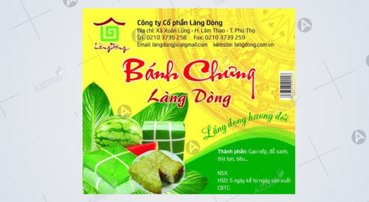 In tem dán bánh chưng, bánh tét theo yêu cầu tại Hà Nội