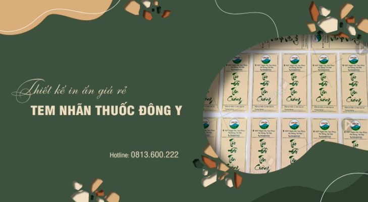 In tem nhãn thuốc đông y giá rẻ theo yêu cầu tại Hà Nội
